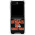 NFL Cincinnati Bengals Helmet Galaxy Z Flip6 Clear Case